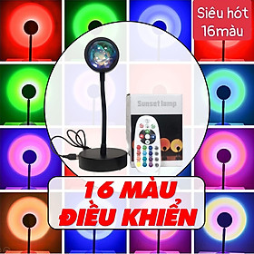 Mua Đèn hoàng hôn sunset cầu vồng 16 màu RGB điều khiển chụp ảnh quay video tiktok