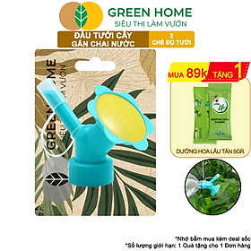 Mua Đầu Vòi Tưới Cây GreenHome  Gắn Chai Nước  2 Chế Độ Tưới Tiện Lợi  Có Nắp Đậy  Màu Sắc Ngẫu Nhiên