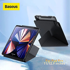 Bao Da Nam Châm Baseus Safattach Y-type Magnetic Stand Case For Pad Pro 11-inch Và 12.9-inch - hàng chính hãng