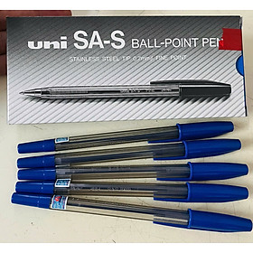 Bút Bi Nắp Uni SA-S 0.7mm (12 cây/ hộp)-Hàng Nhập Chính Hãng
