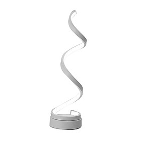 Modern Spiral  Lamp Curved Desk Lamp for Bedroom