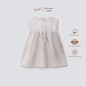 Váy Bé Gái Babydoll Chất Linen Thoáng Mát - MARTHA DRESS - DRL023