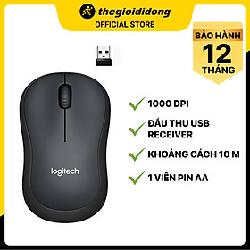 Chuột không dây Logitech M220 Silent giảm ồn - USB 2.4GHz, pin 18 tháng