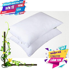 Mua Combo 2 Ruột Gối Bông Hạt Hàng Việt Nam. Hàng Dày Dặn Căng Phồng Không Lo Bị Xẹp