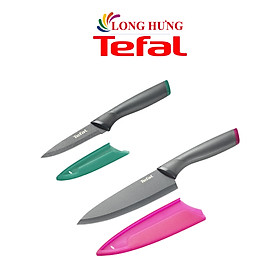 Mua Bộ dao làm bếp và gọt trái cây phủ Titanium Tefal Fresh Kitchen 9cm/15cm K122S205 - Hàng chính hãng