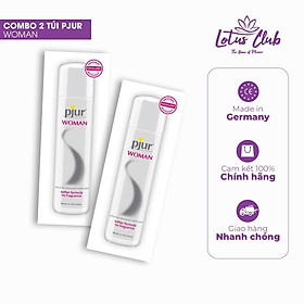 Combo 2 gel bôi trơn silicone pjur WOMAN 1.5ml dành cho phụ nữ