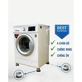 Mua Bộ 4 chân đế cao su silicon cao cấp lót chống trơn trượt  rung lắc Máy giặt  Tủ lạnh