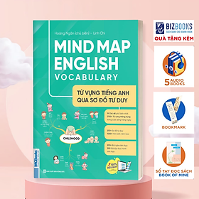 Sách Mindmap English Vocabulary -Từ Vựng Tiếng Anh Qua Sơ Đồ Tư Duy - Sách học ngoại ngữ