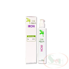 Hình ảnh Phân nước Cibi Aqua Iron bổ sung sắt fe trồng cây đỏ bể thủy sinh cá tép cảnh