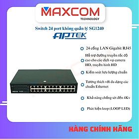 Mua Switch APTEK SG1240 24 Port Gigabit - Hàng chính hãng