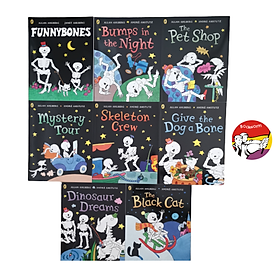 Sách - Skeleton Crew (Funnybones Series) | Childrens Picture Book / Ngoại văn Thiếu nhi Nhập khẩu UK
