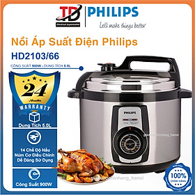 Mua Nồi Áp Suất Điện Philips HD2103  5.0Lit -900W  Hàng chính hãng