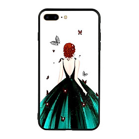 Ốp lưng viền TPU cho điện thoại Iphone 7 Plus/8 Plus - Girl 09