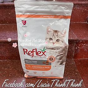 Thức ăn hạt khô Reflex Kitten/Adult Chicken Thổ Nhĩ Kỳ bịch 2 kg - Kitten Chicken