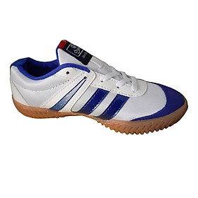 Giày Đá Banh Vải - Trắng Phối Xanh dương - 42