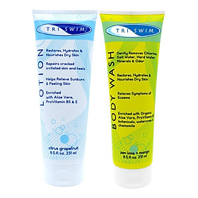 Combo Sữa Tắm Triswim (251ml) Và Sữa Dưỡng Da Triswim (251ml)