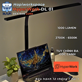 Đèn chiếu sáng kẹp bàn HyperWork Luna HPW-DL01 có núm điều khiển