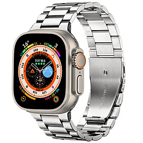 Dây Đeo Thép Đúc Dành Cho Apple Watch Series 1-8 Size 42/44/45mm, Apple Watch Ultra 49mm Metal Band_ Hàng Chính Hãng