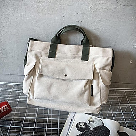Túi Đeo Vai Vải canvas Kiểu Nhật Bản Cá Tính Cho Nam