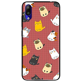 Ốp lưng dành cho Vsmart Start mẫu Mèo Nền Nâu