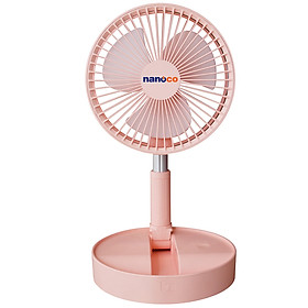 QUẠT SẠC ĐIỆN GẤP GỌN NANOCO NFF1617/NFF1617W