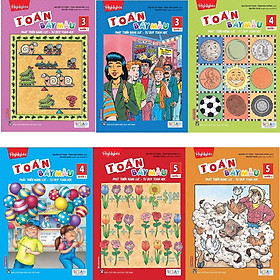 COMBO TOÁN BẢY MÀU - PHÁT TRIỂN NĂNG LỰC, TƯ DUY TOÁN HỌC TỪ LỚP 3 ĐẾN LỚP 5 (BỘ 6 CUỐN)