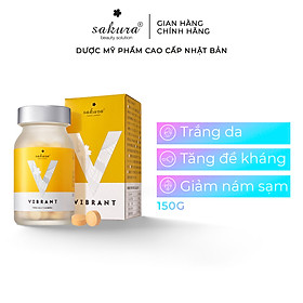 Viên uống trắng da, ngăn ngừa sạm nám Sakura Vibrant 150 viên