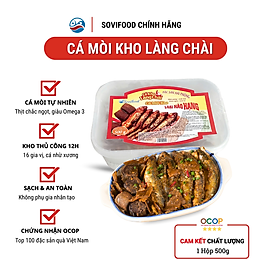 Cá Mòi Kho Hảo Hạng Sovifood - Cá Mòi Làng Chài, Không Chất Bảo Quản, Kho Thủ Công Nhừ Xương, OCOP Hải Phòng - 500G