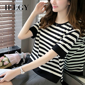 KOREAN STYLE Áo Thun Sọc Tay Dài Thời Trang Dành Cho Nữ