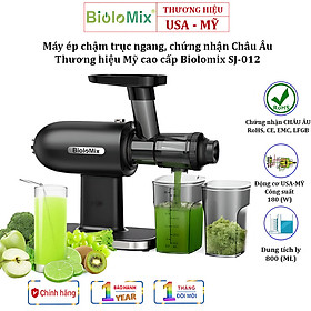 Mua Máy ép chậm trục ngang BIOLOMIX Mỹ - SJ-012  Công suất 180W - Hàng Nhập Khẩu  Chính Hãng