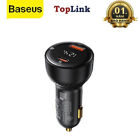 Tẩu Sạc Nhanh Xe Hơi 100W 2 Cổng Sạc USB Type C Kỹ Thuật Số PPS QC PD 3.0