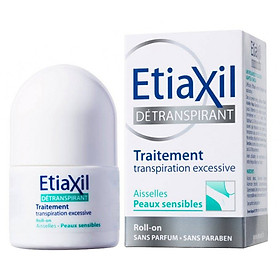 Lăn Khử Mùi Etiaxil Détranspirant Traitement Aisselles Peaux Sensibles 15ml (Dành cho da hỗn hợp, da nhạy cảm)