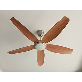 Mua Quạt trần đèn 5 cánh sải dài 1m42 có điều khiển từ xa 6 tốc độ gió  quạt rất mát