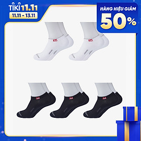 Combo 5 Đôi Tất Nam Vớ Nam Cổ Ngắn Sợi Cotton Mix Màu