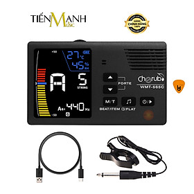 Mua Máy Lên Dây Đập Nhịp Điện Tử Cherub Metro Tuner WMT-565C Lên Dây Cho Mọi Loại Nhạc Cụ - WMT 565C Tuning WMT565C Hàng Chính Hãng - Kèm Móng Gẩy DreamMaker