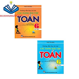 combo sách hướng dẫn học và giải các dạng bài tập toán 6 (bám sát sgk kết nối tri thức với cuộc sống)