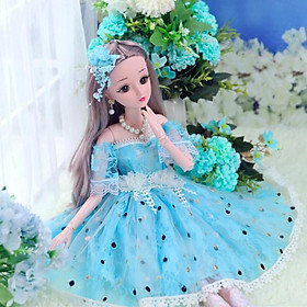 Mẫu váy đầm công chúa cho búp bê 1 3 60cm ms36-42 Sunnydoll