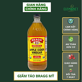 Giấm táo hữu cơ Bragg 473ml