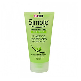 Sữa Rửa Mặt Dạng Gel Simple Refreshing (150ml) [ Được Mask 3W Clinic ]