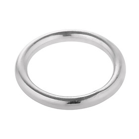 3-18pack Boat Marine 304 Stainless Steel Polished O Ring Smooth Welded 8 x 70mm