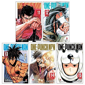 Combo One-Punch Man: Tập 11 + Tập 12 + Tập 13 + Tập 14 + Tập 15 (Tái Bản 2019) (Bộ 5 Tập)