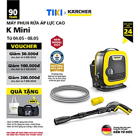 Mua (Mới 2025) Máy phun rửa áp lực cao Karcher K Mini - Công suất 1400W  áp lực tối đa 110 bar nhỏ gọn - Bảo hành 24 tháng - Hàng Chính Hãng