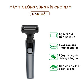 Hình ảnh Máy Cạo Lông Vùng Kín Cho Nam Công Nghệ Thiết Kế Đặc Biệt 3 Lưỡi Dao An Toàn Tuyệt Đối Với Vùng Da Nhạy Cảm