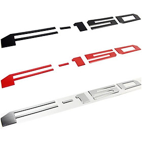 Logo Chữ F-150 3D Nổi Dán Trang Trí Đuôi Xe Ford F-150 - HOt