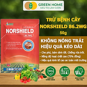 Chế Phẩm Trừ Bệnh NORSHIELD 86.2WG GreenHome, Gói 50gr, Gốc Đồng Đỏ, Bám Dính Tốt, Che Phủ Đều