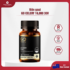 Viên Gout New Zealand Go Celery 16000mg 30 Viên | Giúp Hỗ Trợ Điều Trị Gout Từ Gốc - Nhập Khẩu Chính Hãng