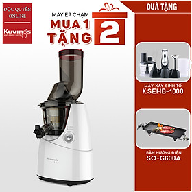 Mua Máy ép chậm Kuvings NS-621CBM2 (400ml) Tặng Máy xay sinh tố Koshstar KSEHB-1000 + Bàn nướng Tiger Queen SQ-G600A - Hàng chính hãng