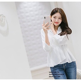 Q020120 ÁO SƠ MI DÀI TAY ĐẮP CHÉO