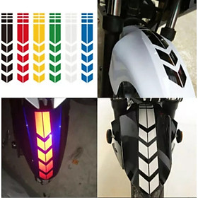 Mua 2 miếng đề can phản quang hình mũi tên trang trí xe máy xe điện ôtô siêu đẹp chọn màu nhắn tin shop