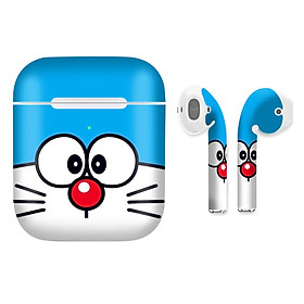 Mua Miếng dán skin chống bẩn cho tai nghe AirPods in hình Doremon - Dor037 (bản không dây 1 và 2)